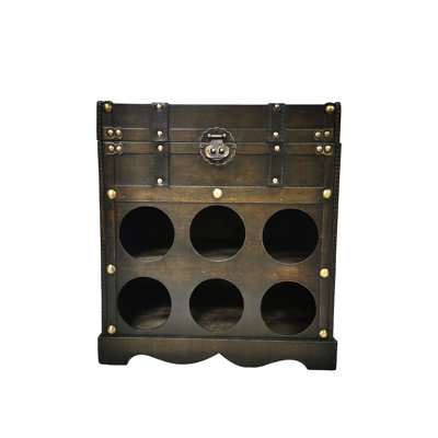 Kastner Tabletop Wine Bottle Rack in Brown