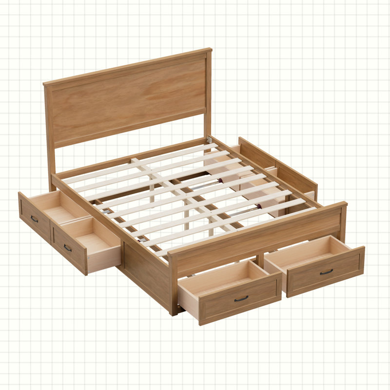 6 Drawers Standard Bed, Seadrift