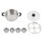 4 Cups Egg Steamer Pot, Stainless Steel Egg Steamer