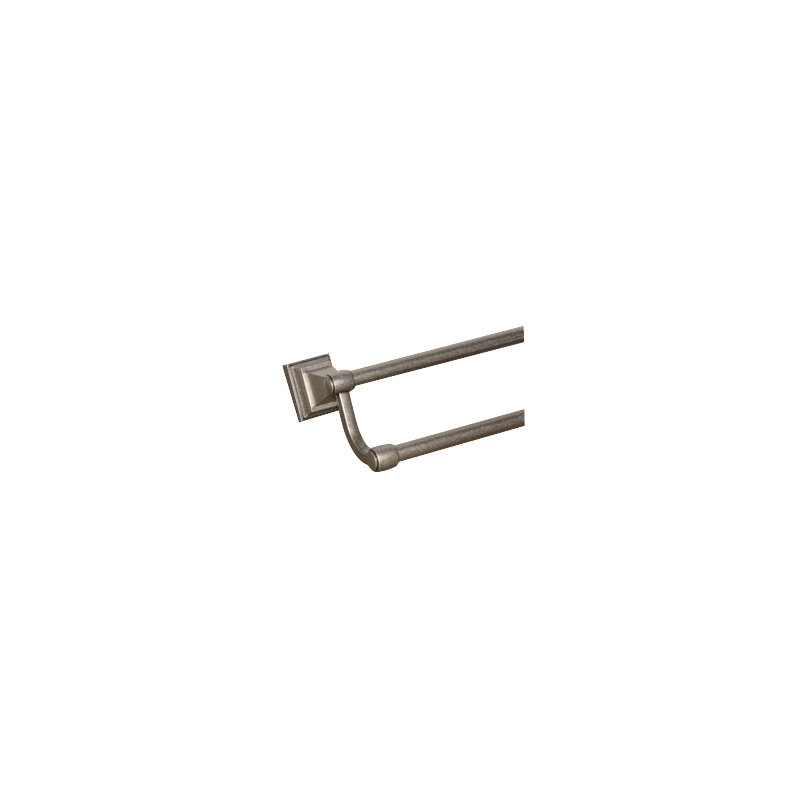 Tuscany Bath Double 20 1/2" Wall Mounted  Towel Bar, Pewter Antique