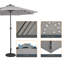 Parasol de marché éclairé 108 po Donye-917623544