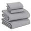 Literie RUVANTI 100 % coton flanelle, taille Twin XL - 3 pièces, chaude, douce et respirante, poches profondes, double grattage, confortable en toutes saisons, bleu foncé-135290097-135290102-135290110
