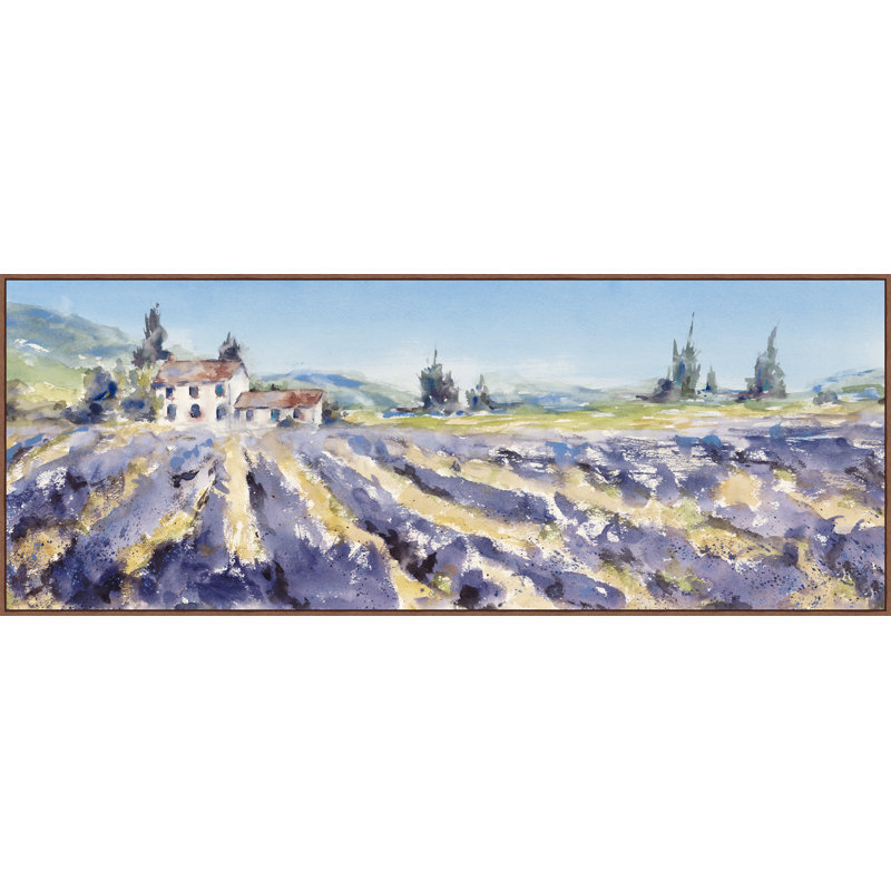 Lavender Rows Painting
