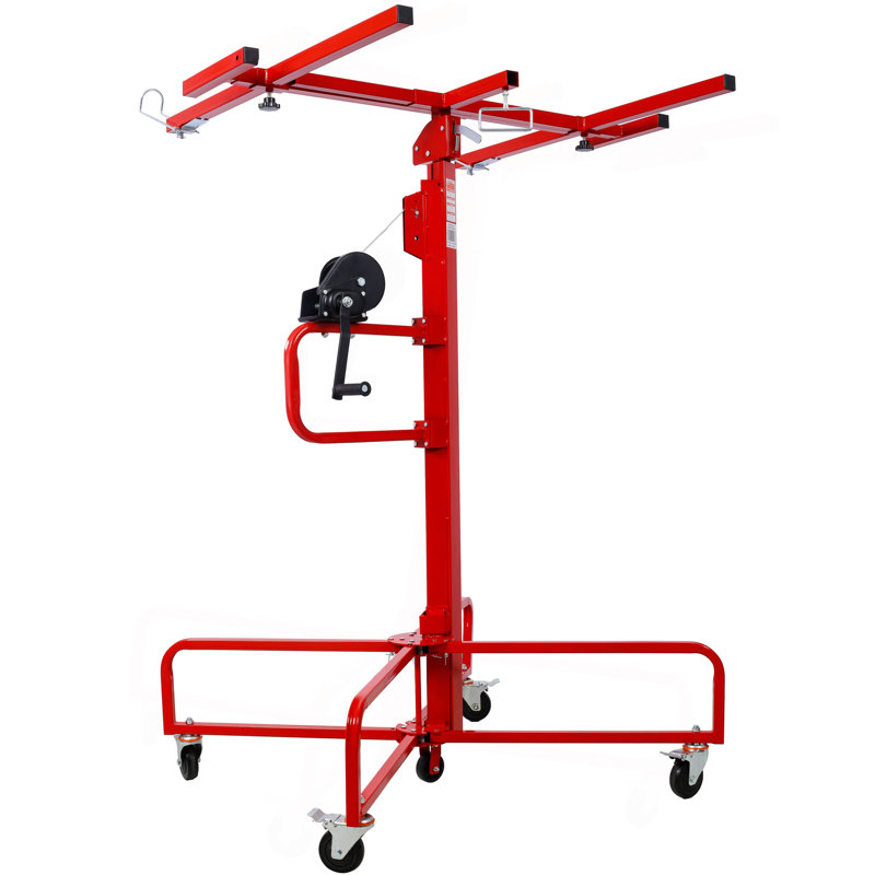 Outils de construction de levage de cloisons sèches, 150 lb Capacité, Max. Drap , Rouge
