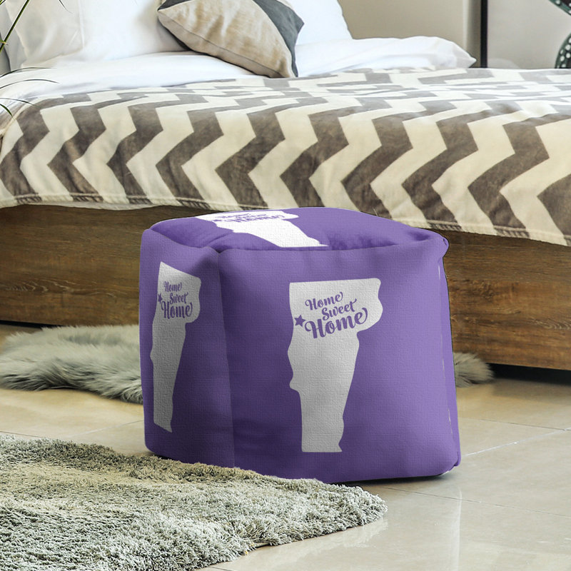 Repose-pieds à cubes burlington the home, Mauve