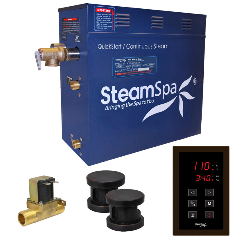 Oasis 12 Steam Generator Package, Oil Rubbed Bronze
