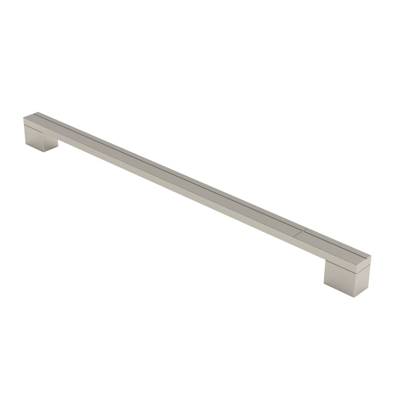 Poignée d’électroménager 16 3/8" centre à centre, Nickel brossé, 12 5/8"