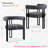 Jaevin 18" H Seat Upholstered Dining Armchair -563109134