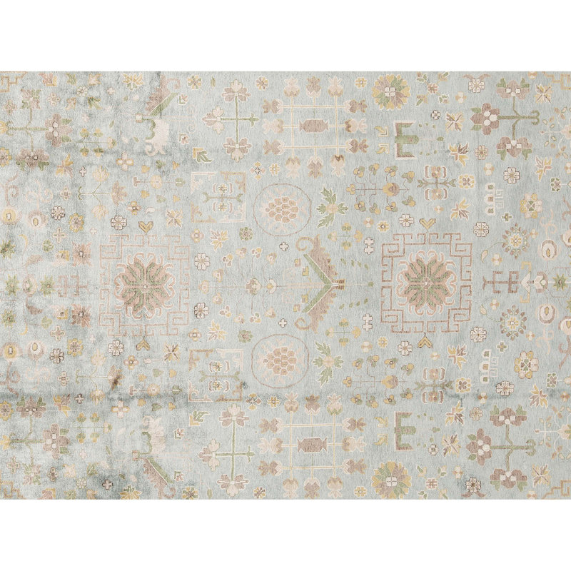 One-of-a-Kind 9'10" X 13'9" Hand Knotted Area Rug