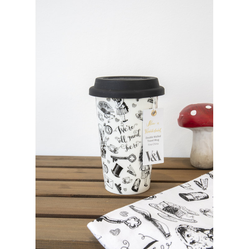 V & A Alice In Wonderland Travel Mug, 2