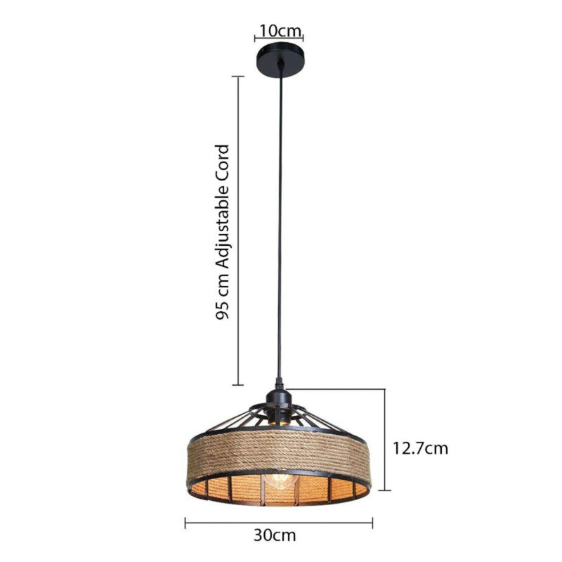 Englert 3 - Light Black Pendant