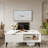 Coffee Table With Storage,Rectangular Wooden Coffee Table With Sliding Door And Solid Wood Legs-1634731701
