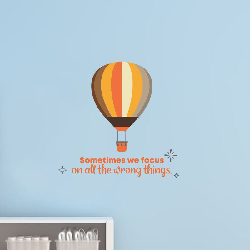 Text & Numbers Wall Decal, 18" H x 20" W x 0.05" D