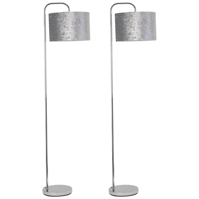 Tennille 155.5cm Arched Floor Lamp Set