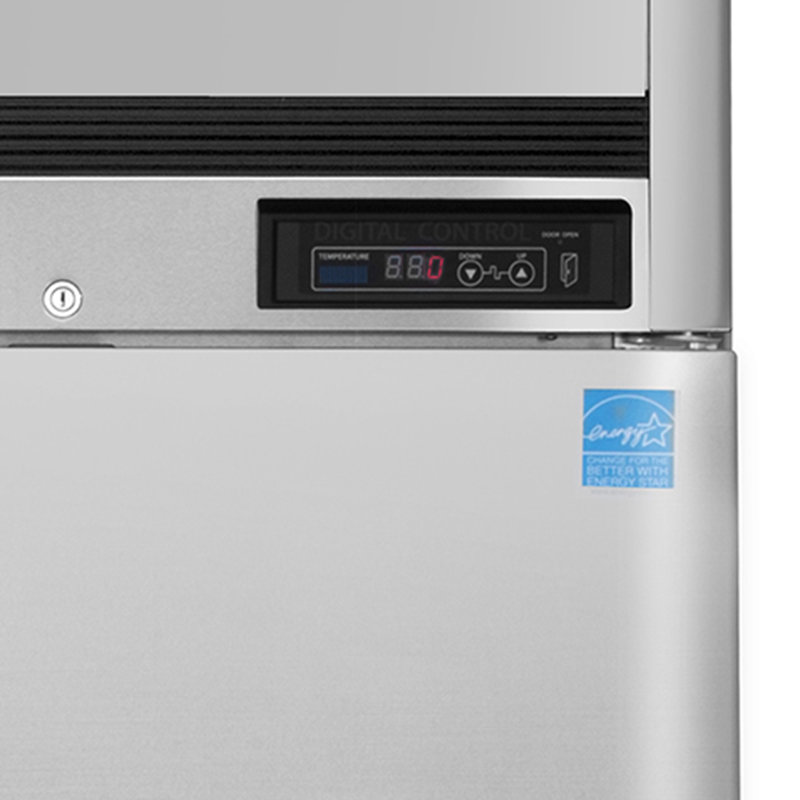 Maxx Cold 54" Stainless Steel Double Door Top Mount Freezer