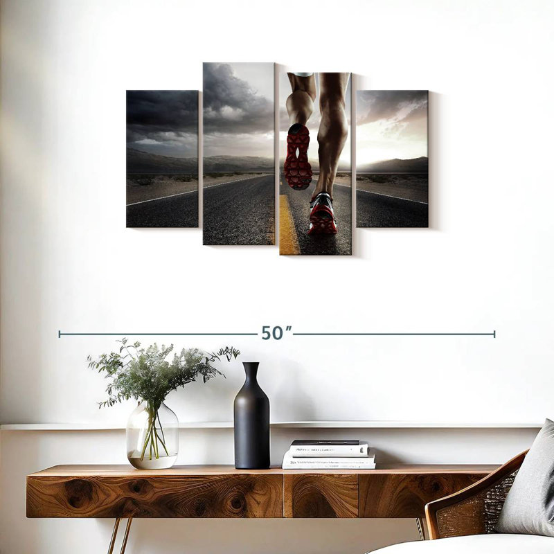 Sireci Athlete Running, 22" H x 36" W