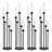 5-Arm Candle Holder Set Of 4-1264554510