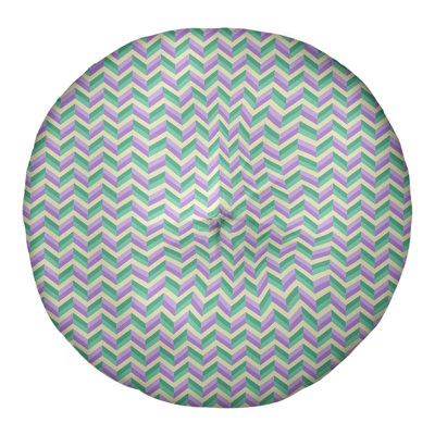 Katelyn Elizabeth Chevron Reversible Throw Pillow