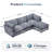Eagan 106" 4 - Piece Modular Sectional-1111037873