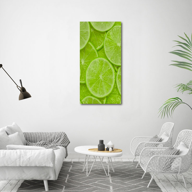 Ariette Limes - Wrapped Canvas Print