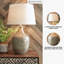 Lampe de table dorée 27,25 po Monico