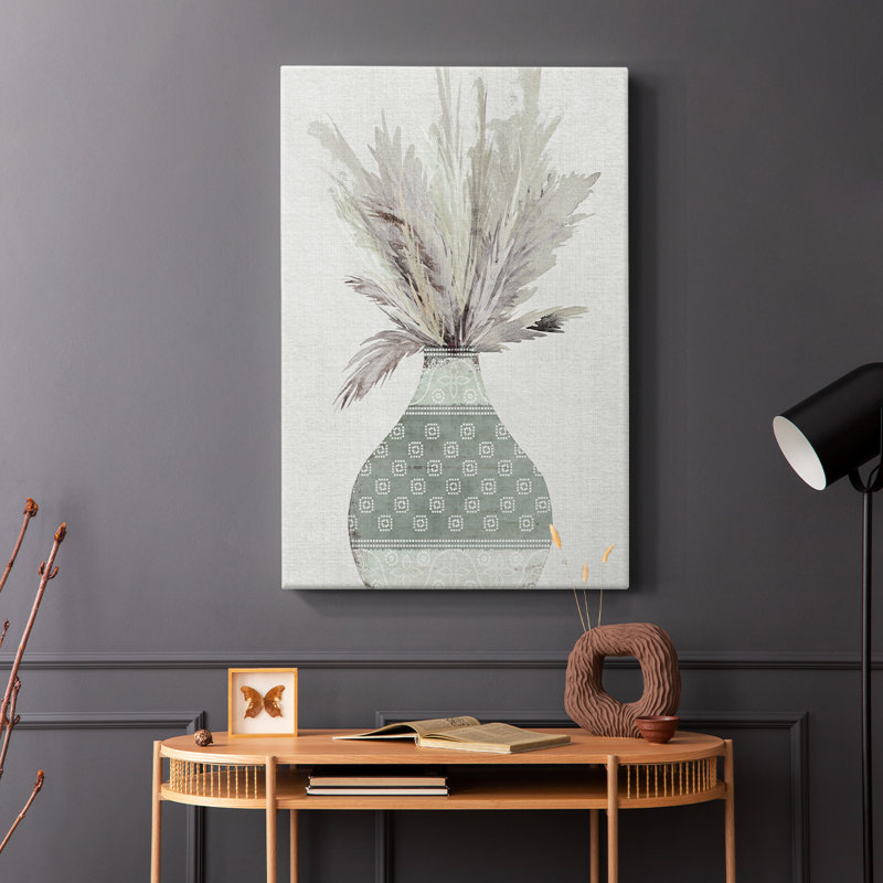 Bandhani Arrangement I -Gallery Wrapped Cavas, 48" H x 32" W