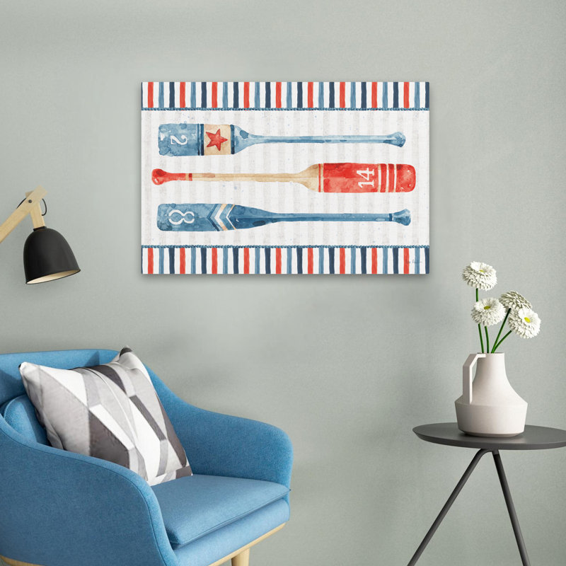Art nautique, vie nautique - pagaies nautiques, H 16 po x l 24 po