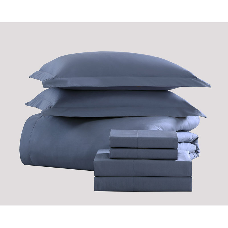 Hotel Percale Sheet Set, King, Slate