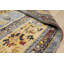 Tapis mohair traditionnel noué à la main bleu-53537960