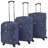 Arce 3-piece Soft Luggage Trolley Set Red-80919721
