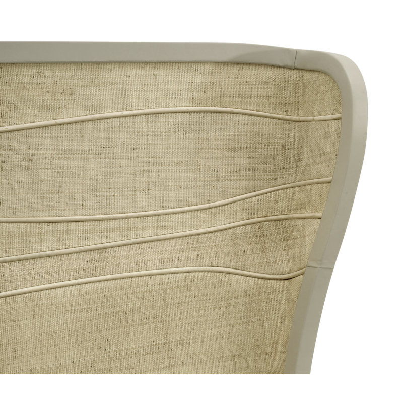 Water Upholstered Wingback Bed