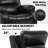 EONIX Real Zero zero clearance recliner  Recliners, Dual Motor Power Recliners for Small Spaces, RV Recliner Chair for Living Room, Bedroom, Breathable Leather, SXXY003992, Black-118766244