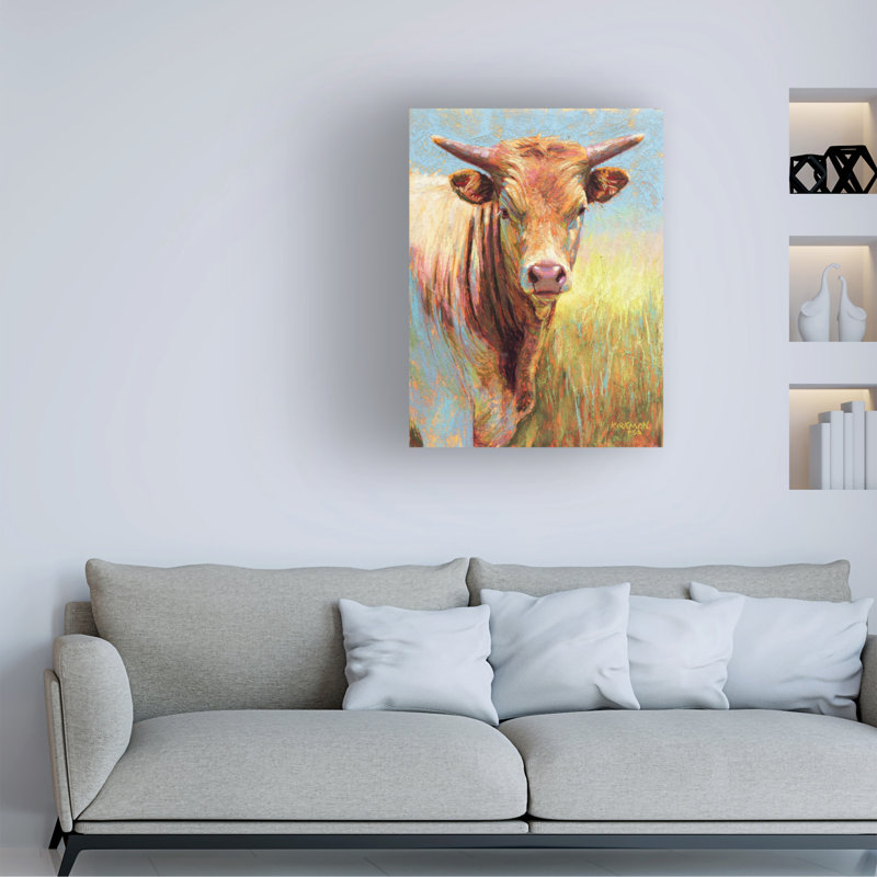 Art mural sur toile tendue - "Brawny" Rita Kirkman pour décoration de salon, de chambre à coucher ou de bureau - 14 x 19