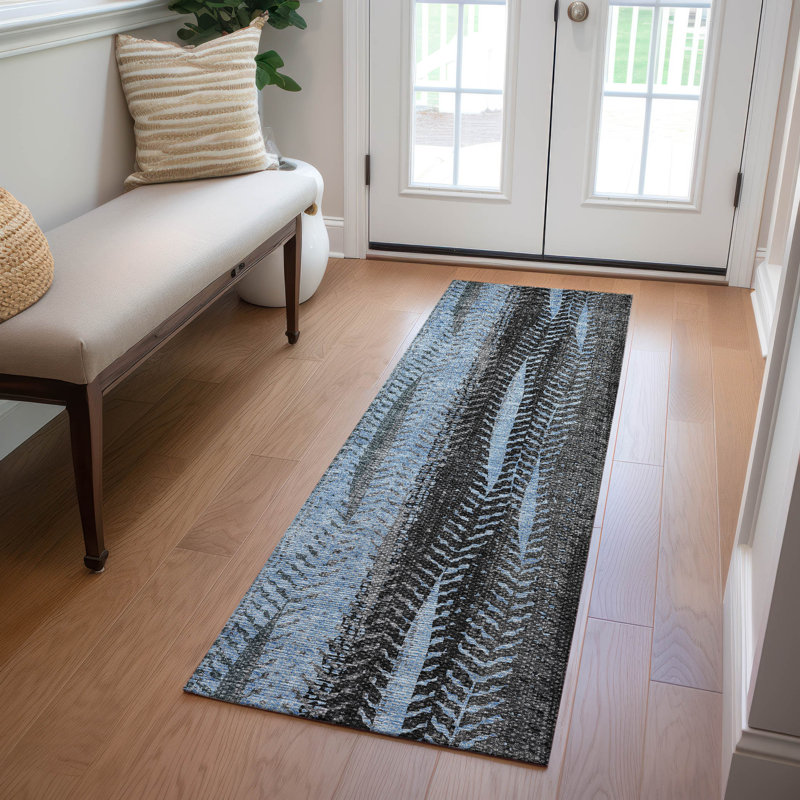 Alta Washable Abstract Indoor / Outdoor Rug, Runner 2'3" x 7'6"
