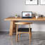 Bureau rectangulaire en bois massif Burlywood-1937745279