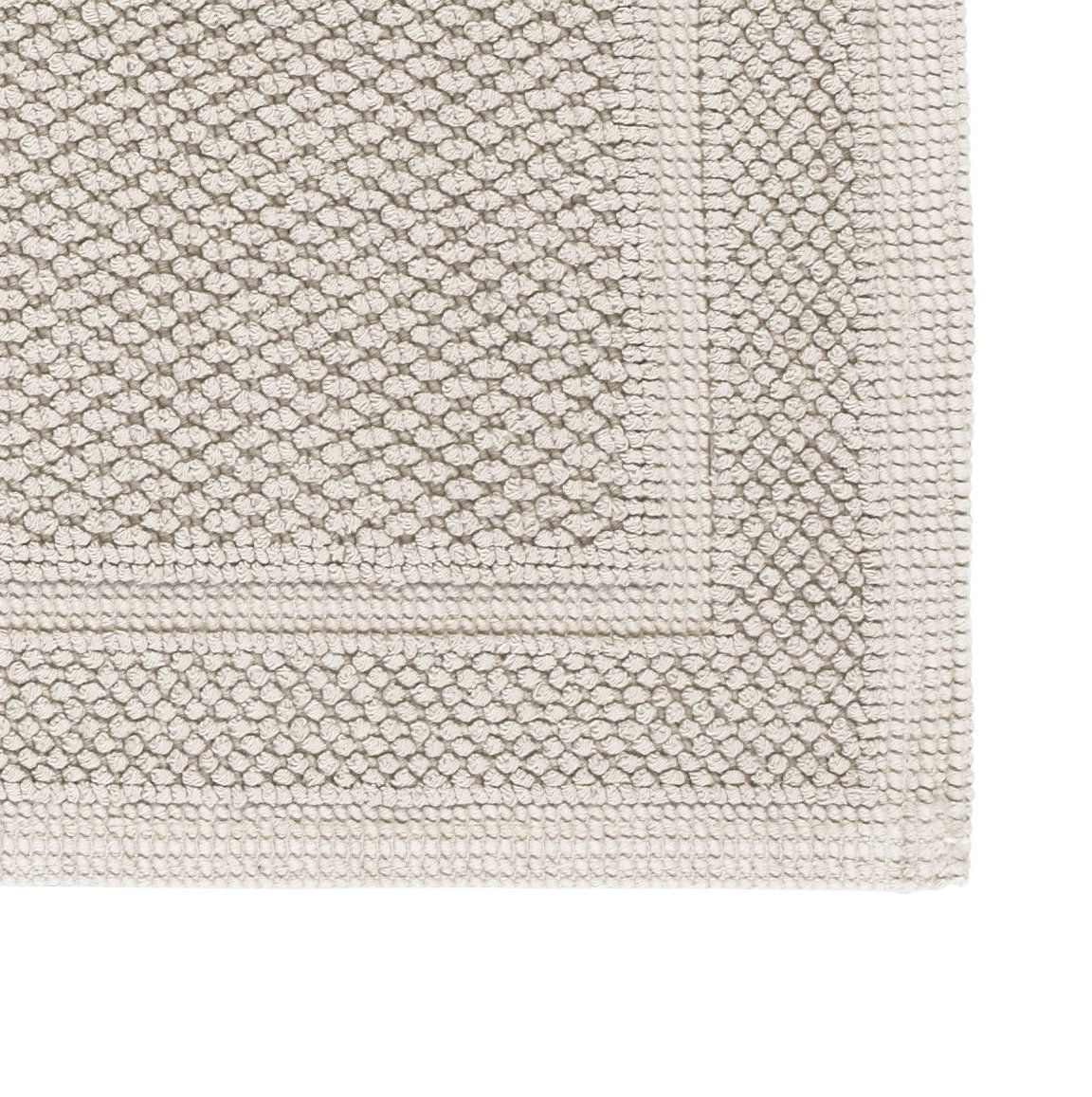 Tanglewood Cotton Non-Slip Bath Rug, Marble Tan