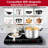 4000W Induction Cooktop Portable Double Induction Cooker Electric Dual Burner Stove Countertop Hot Plate with 9 Power 9 Temperature 0-3H Timer