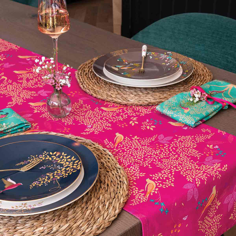 Sara Miller Chelsea Table Runner, Green