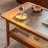 Solid wood and cherry wood coffee table