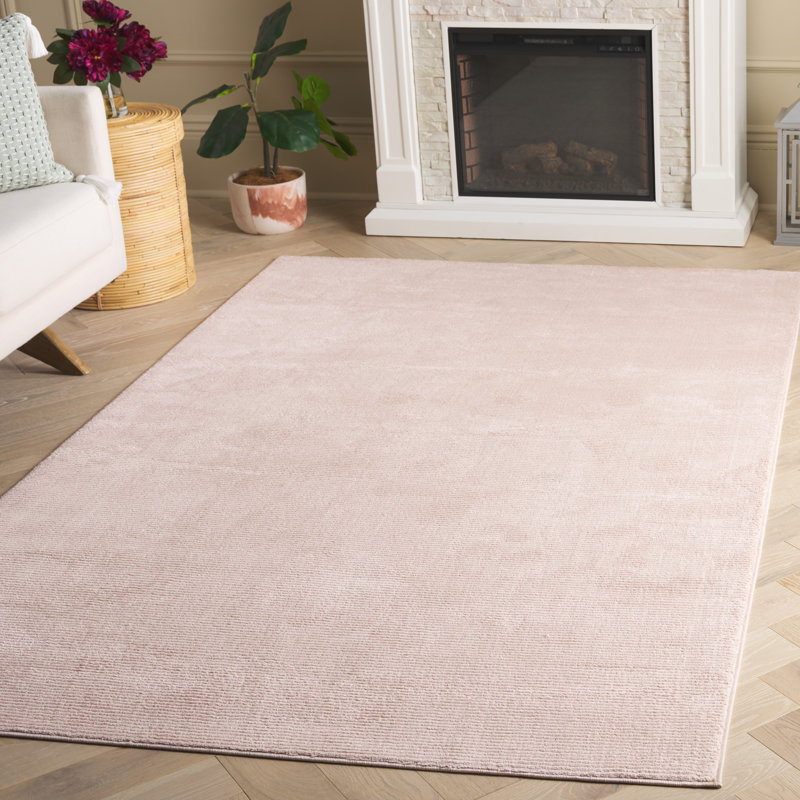 Tapis de couleur unie Abbygayl Performance, Rectangle 9 po x 12 po
