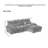 Sectional Cloud Deep Seat Couch Chenille L Shaped Sectional Sofa for Living Room 4-Seats with Movable Ottoman-1574319368
