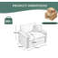 Fauteuil d'appoint rembourré Antone-473293622
