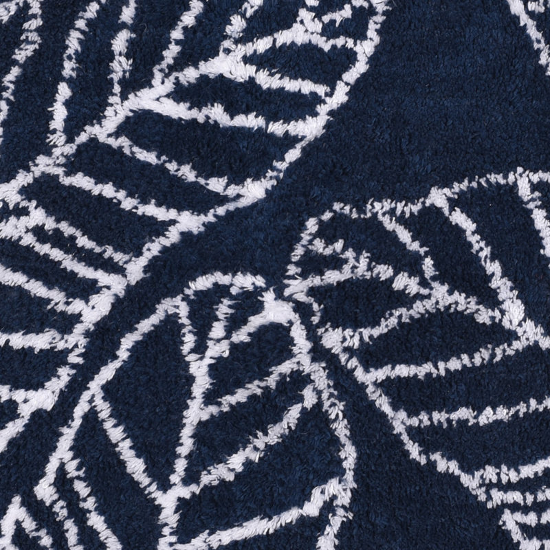Matteo Rectangle Bath Mat, Navy