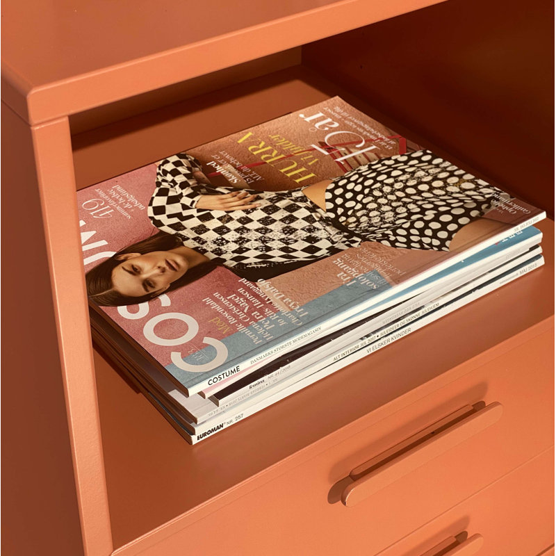 Keep Bookcase, Terracotta, 56cm x 39.7cm x 42cm D