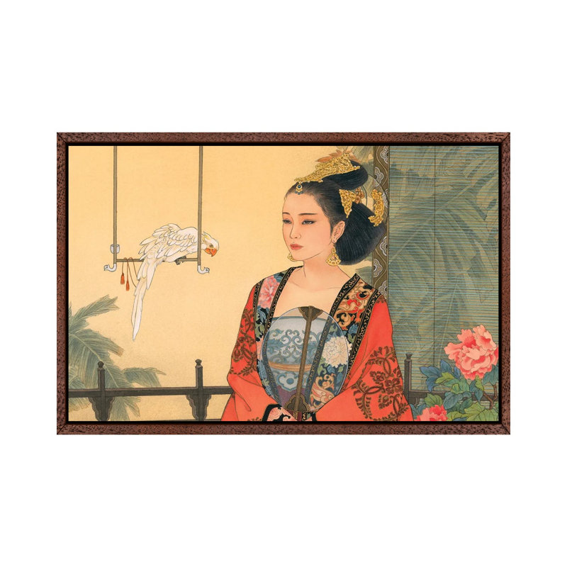 Beauty From Afar - Painting on Canvas, Classic Brown Wood Framed, 152.5 cm H x 101.5 cm W