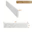 Remplacement 21,25 po Sideplash en marbre d'ingénierie Calacatta