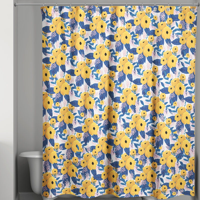 Rideau de douche simple floral Kuhlmann