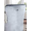 Fauteuil d'appoint luxueux à dossier en bois massif de luxe Flannelette pour 2 personnes avec miroir à boutons argent / gris foncé