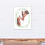 Art sur toile giraffe love Mizpah