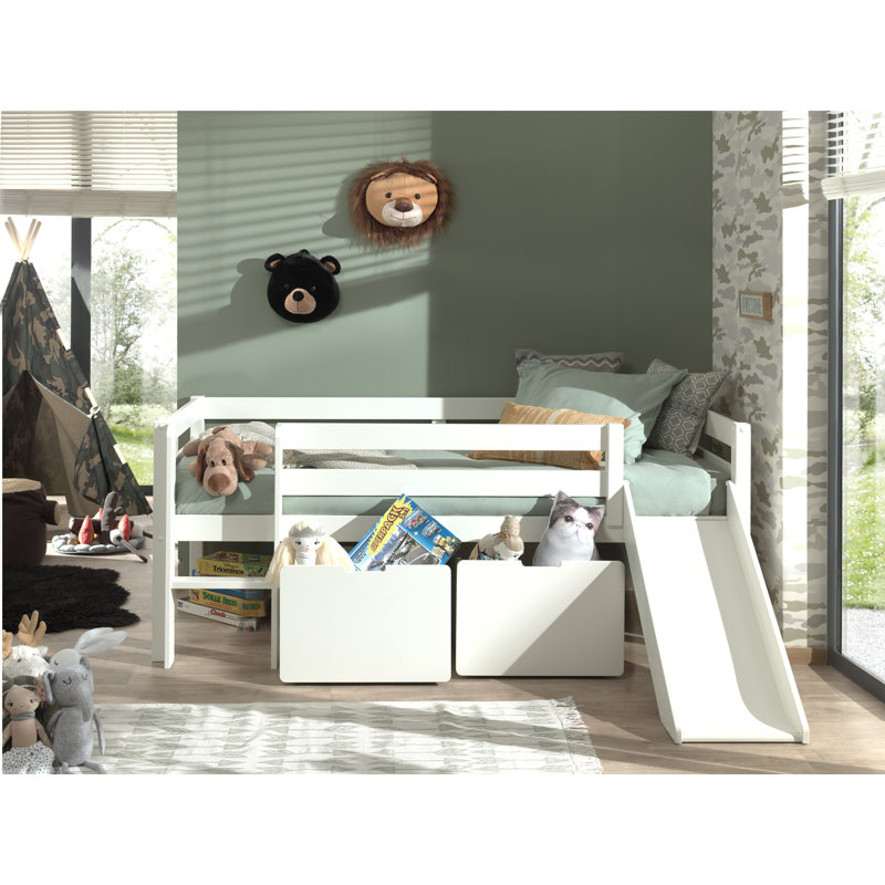 European Single (90 x 200cm) Drawer Bed, White